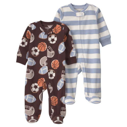 Carter's Child of Mine Baby Sleep 'N Play, 2-Pack, Sizes, Preemie-6/9 Months