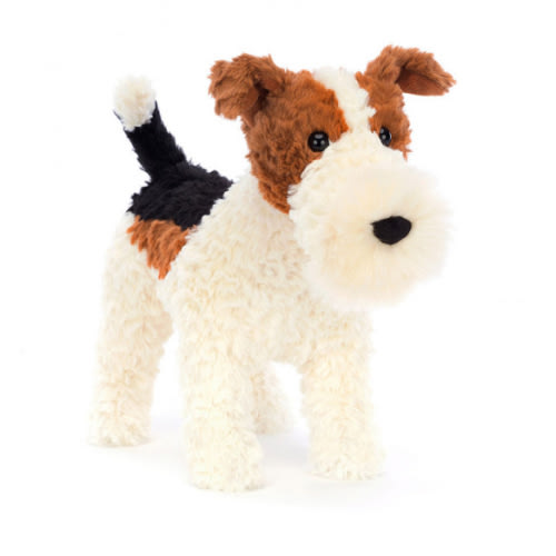Jellycat Hector Fox Terrier Soft Stuffed Plush 23cm 9.05inches | Moon Walk Baby