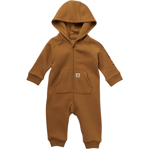 Boys' Long Sleeve Zip-Front Hooded Fleece Coverall (Baby) | Carhartt
