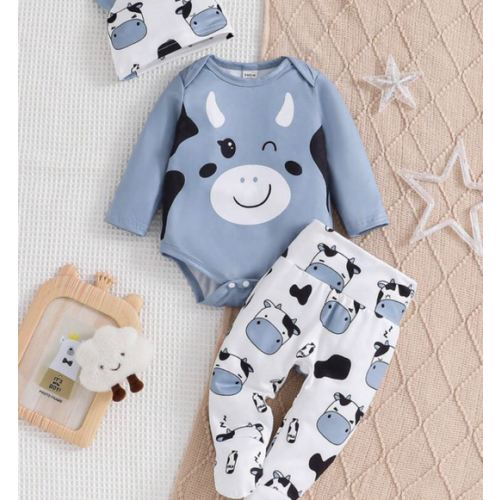 Baby boy cow outfit
