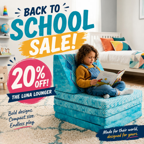 Luna Lounger — Compact Play Couch | Ad Astra Designs