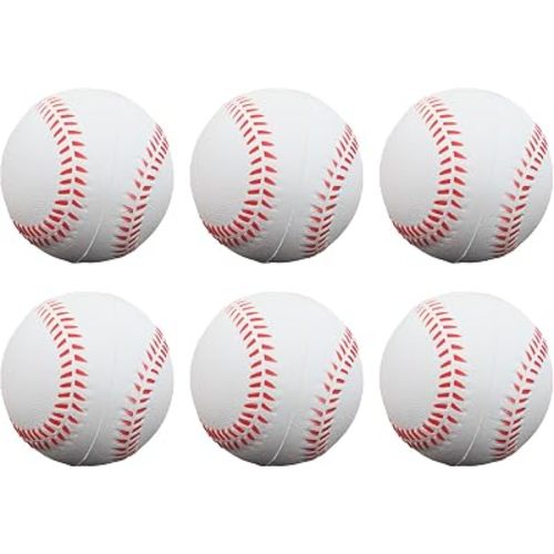 Foam Baseballs Softballs Practice Training Ball for Beginners Hand Exercise Squeeze Ball for Safe Throwing Catching and Batting Practice