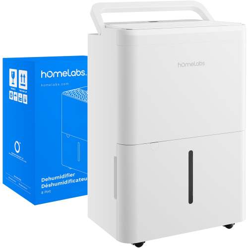 8 Pint Wi-Fi Dehumidifier for up to 1,800 Sq Ft Rooms (MAX 24 Pint at 95°F, 90% RH)