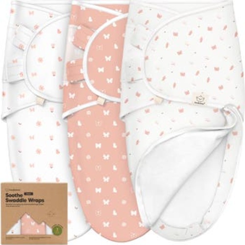 3-Pack Soothe Zippy Swaddle Wrap, Medium