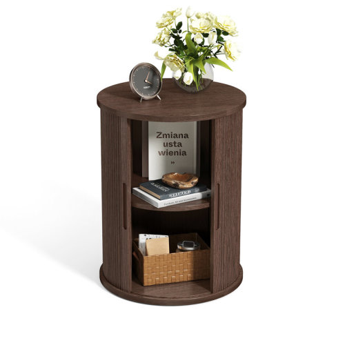 George Oliver Leathia Fluted Round End Tables & Reviews | Wayfair