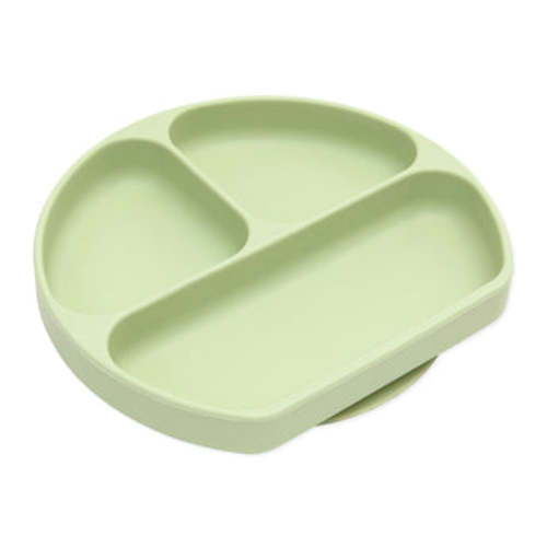 Silicone Suction Plate for Baby & Toddler - Sage | Bumkins Baby
