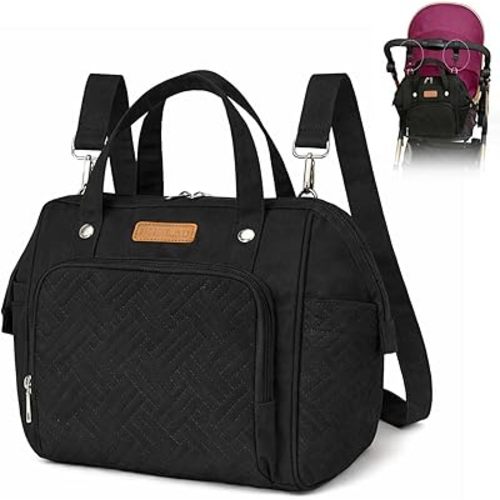 FHELAD Small Diaper Bag for Women, 4 in 1 Mini Baby Bag