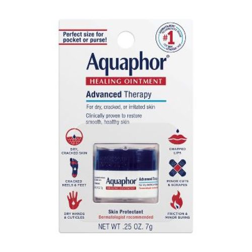 Aquaphor Healing Ointment Skin Protectant Advanced Therapy Moisturizer for Dry and Cracked Skin Unscented - .25oz
