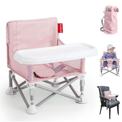 Tiny Marvels Baby Chair, Portable High Chair for Travel & Beach, Ages 6M-3Y