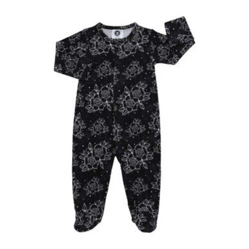 Dark Rose baby sleepsuit – Metallimonsters