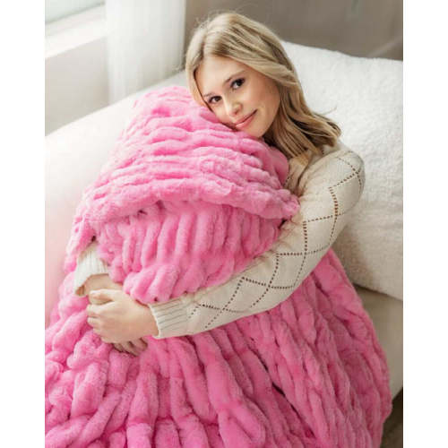 Minky Couture | Hugs Pink Blanket (Infant)