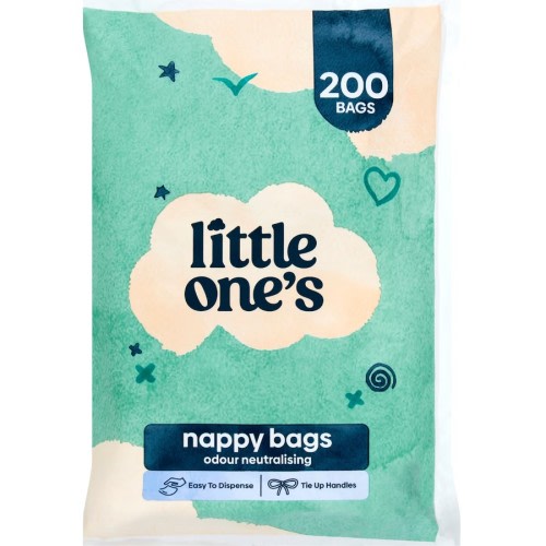Little Ones Nappy Bags 200 Pack