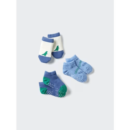 Baby Short Socks | 3 Pairs | UNIQLO US