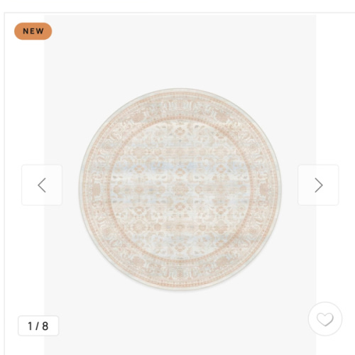 Ophelia Sand & Blue Flatwoven Rug | Ruggable US