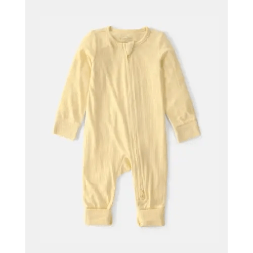 Baby 2-Way Zip PurelySoft Sleep & Play Pajama - Yellow | Carter's