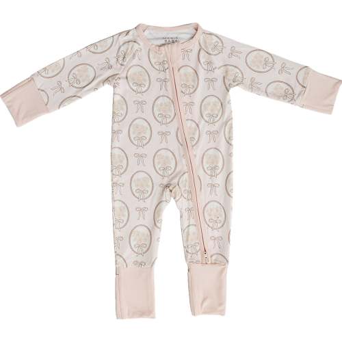 Vintage Bouquet Bamboo Zipper – Mebie Baby