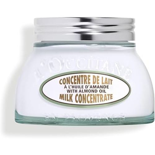 L'Occitane Almond Milk Concentrate, 48 Hour Hydration*, Moisturizes, Firms & Smooths Skin with Almond Milk & Oil, Clean Skincare, Non-Greasy, Vegan