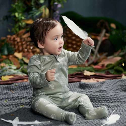 Owlivia Baby Footed Pajamas | Organic Cotton