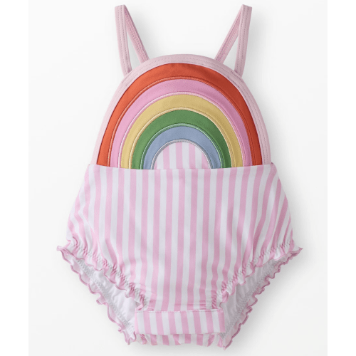 Baby One-Piece Rainbow Swimsuit | 12-18 months