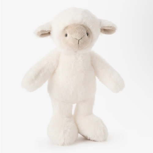 Lamb 9" Plush Stuffed Toy – Elegant Baby