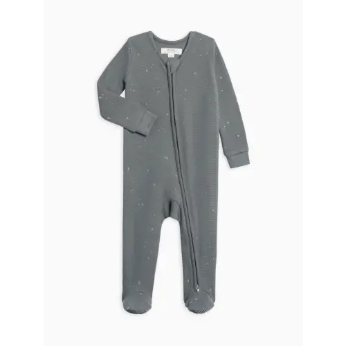 Lane Waffle Knit Zipper Sleeper