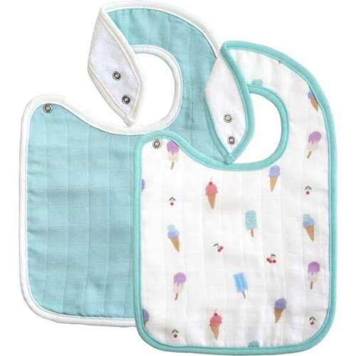 Bib Set, Ice Cream - Bamboo Little | Maisonette