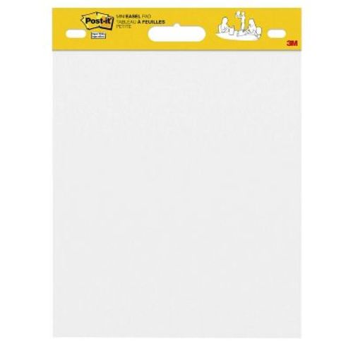 Post-it® Super Sticky Mini Easel Pad, 15 x 18 Inches, 20 Sheets/Pad, 1 Pad, White Premium Self Stick Flip Chart Paper: Large Sticky Pad