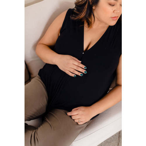 Every Way Maternity to Nursing Wrap Tank Top