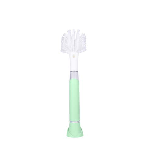 Scrub Daddy Scrub Baby Scratch-Free Self-Standing One-Touch Soap Dispensing Built-in Nipple Cleaner Baby Bottle Cleaning Brush