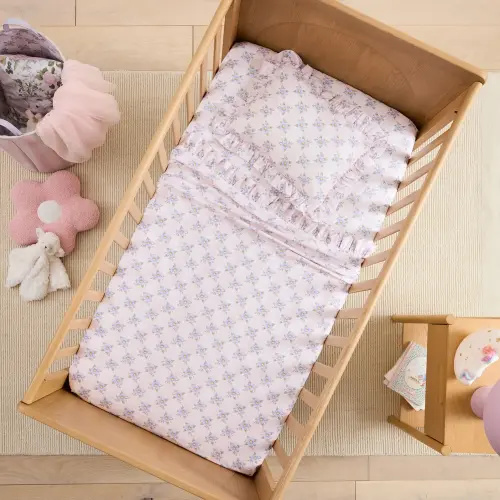 Adairs Kids - Fleur Harris Dainty Daisy Pink Cot Sheet Set | Adairs