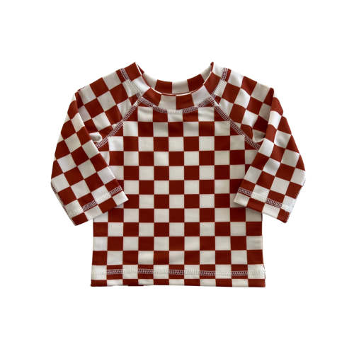 Stracciatella Checkerboard / Maui Rashguard / UPF 50+