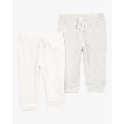 Baby 2-Pack Pull-On Pants - Ivory - Carter's | Carter's