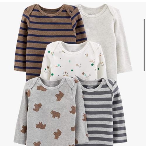 Simple Joys by Carter's Unisex Babies' Long-Sleeve Bodysuit