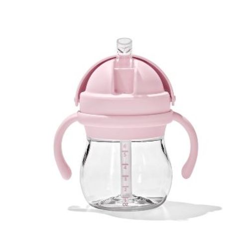 OXO 6oz Tot Transitions Straw Cup with Removable Handles - Blossom