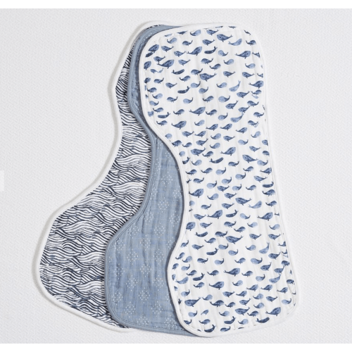 Organic Jack Muslin Burp Cloth, Set of 3