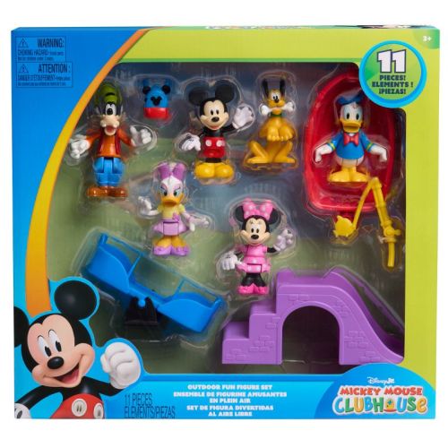 Mickey Mouse Deluxe Action Figure: Set of 6, Plastic TV & Movies Theme, 12" Height
