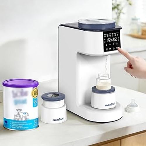 Formula Maker Pro, 2-Minute Quick Mix Baby Formula Dispenser, One-Touch Automatic Milk Maker, 3 Formula Temps + 4 Hot Water Choice, 2L Tank & Sealed Powder Container for Clump-Free Formula