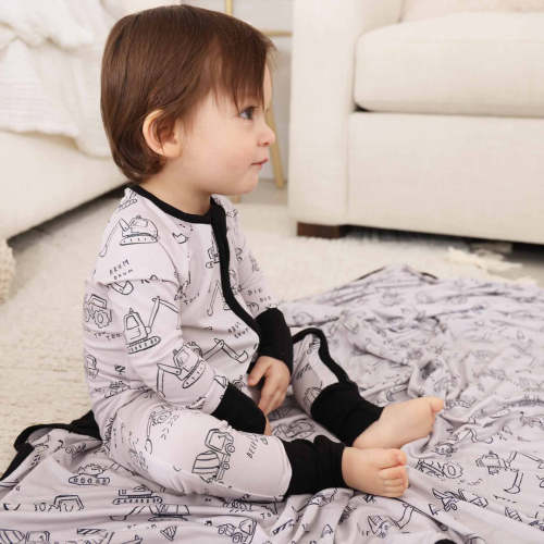 Doodle Dozers Convertible Zip Romper