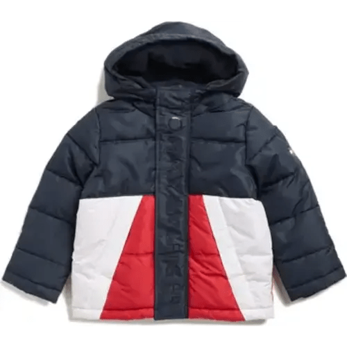Kids' Channel Quilted Hooded Puffer Jacket