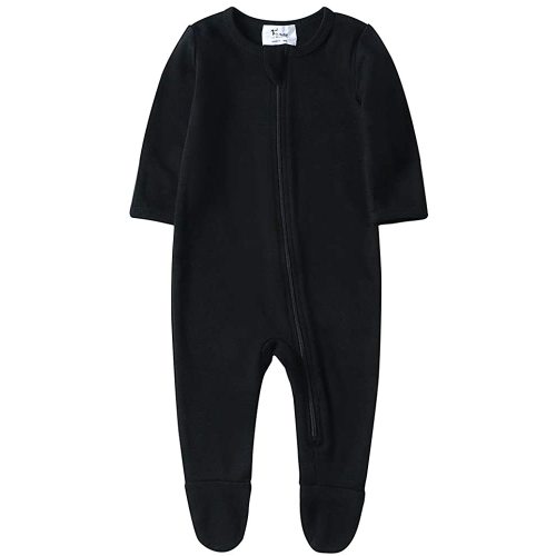 O2Baby Baby Boys Girls Organic Cotton Zip-Front Sleeper Pajamas, Footed Sleep 'n Play