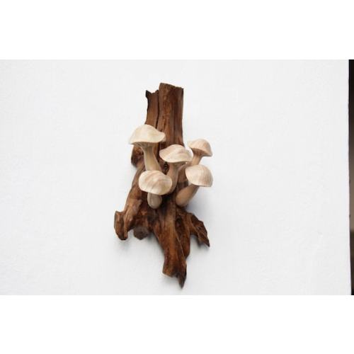 Mushroom Wall Decor Mushroom Wall Hanging Wood Mushroom