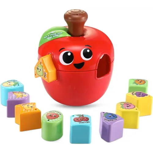 LeapFrog Spin and Change Apple Shape Sorter