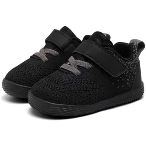 MORENDL Toddler Sneakers Baby Boys & Girls Barefoot Shoes Lightweight Breathable Walking Running Tennis Athletic Sport Shoes