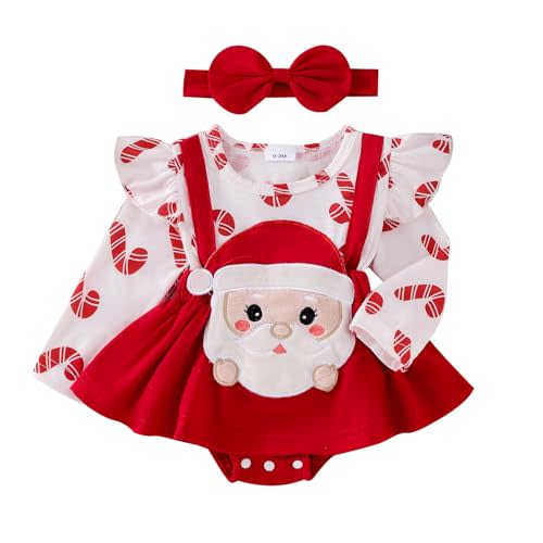 Newborn Baby Girl Clothes Long Sleeve Romper Onesie Toddler Infant Dress Fall Winter Outfit