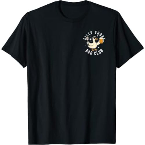 Funny Silly Goose Dad Club Father's Day Dad to Be New Daddy T-Shirt