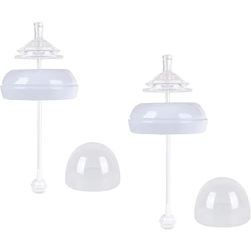 Baby Bottle Lid, Baby Bottles Straw Lid, Baby Bottles Straw Cup Compatible with Philips Avent Baby Bottle, Food-Grade Silicone Material, BPA-Free, Spill-Proof(2 Packs)