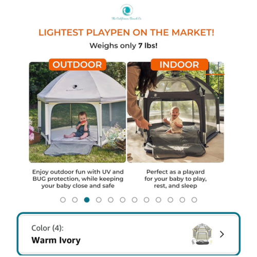 Amazon.com: The California Beach Company: Pop 'N Go™ Playpen