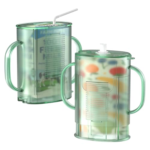 btrfe Pouch Holder No Squeeze for Food Pouches & Drink Boxes, Adjustable Baby Pouch Holder With Larger Capacity Allows Toddlers Self-Feed Avoid Mess (GREEN)