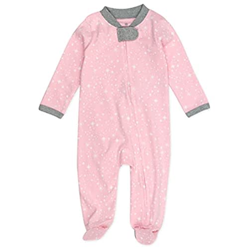 HonestBaby baby-girls Sleep & Play Footed One-piece Pajama Sleeper 100% Organic Cotton, Baby Girls