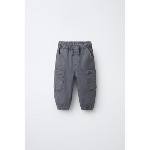SUPER STRETCH JOGGER PANTS - Blue | ZARA United States